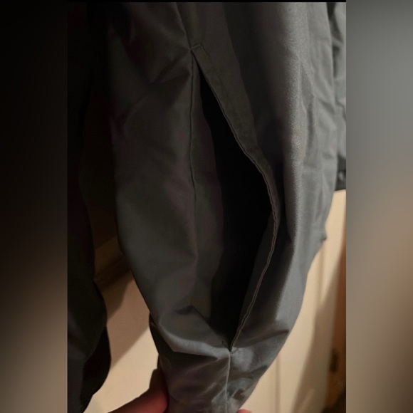 Vintage NIKE 90s Mens Jacket-Size L, Lined Windbreaker gray black and white - Picture 10 of 11